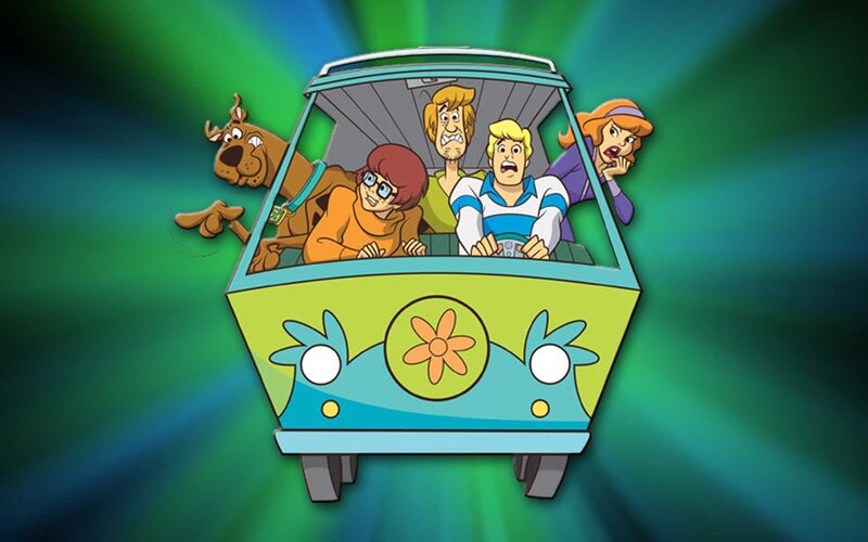 Scooby-Doo and Friends in Van — Green