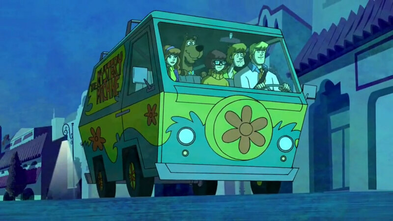 Scooby-Doo and Friends in Van