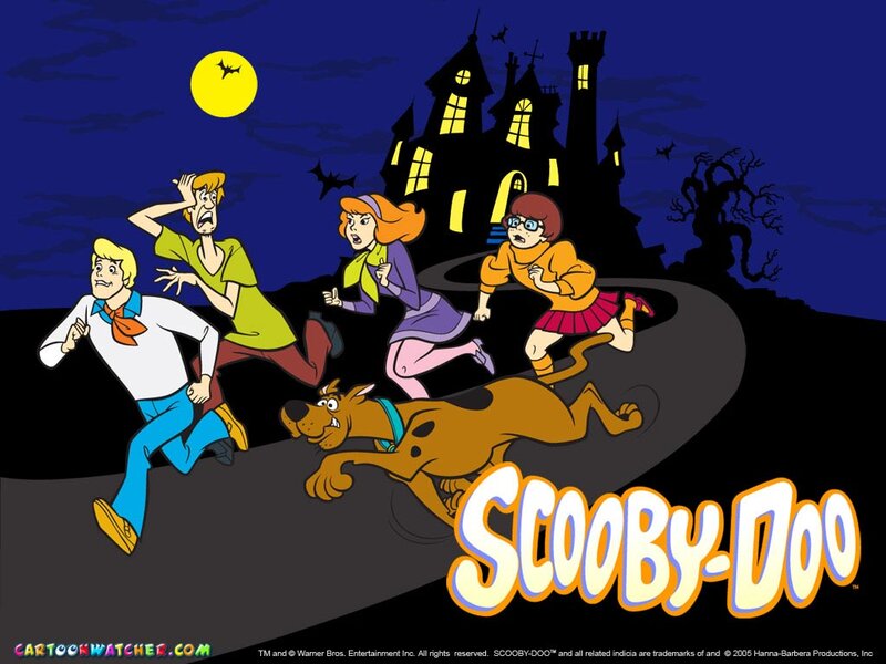 Scooby-Doo and Friends Running — Blue