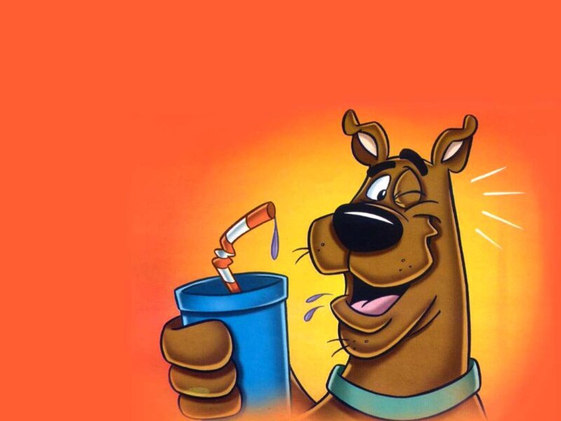 Scooby-doo Drinking Soda