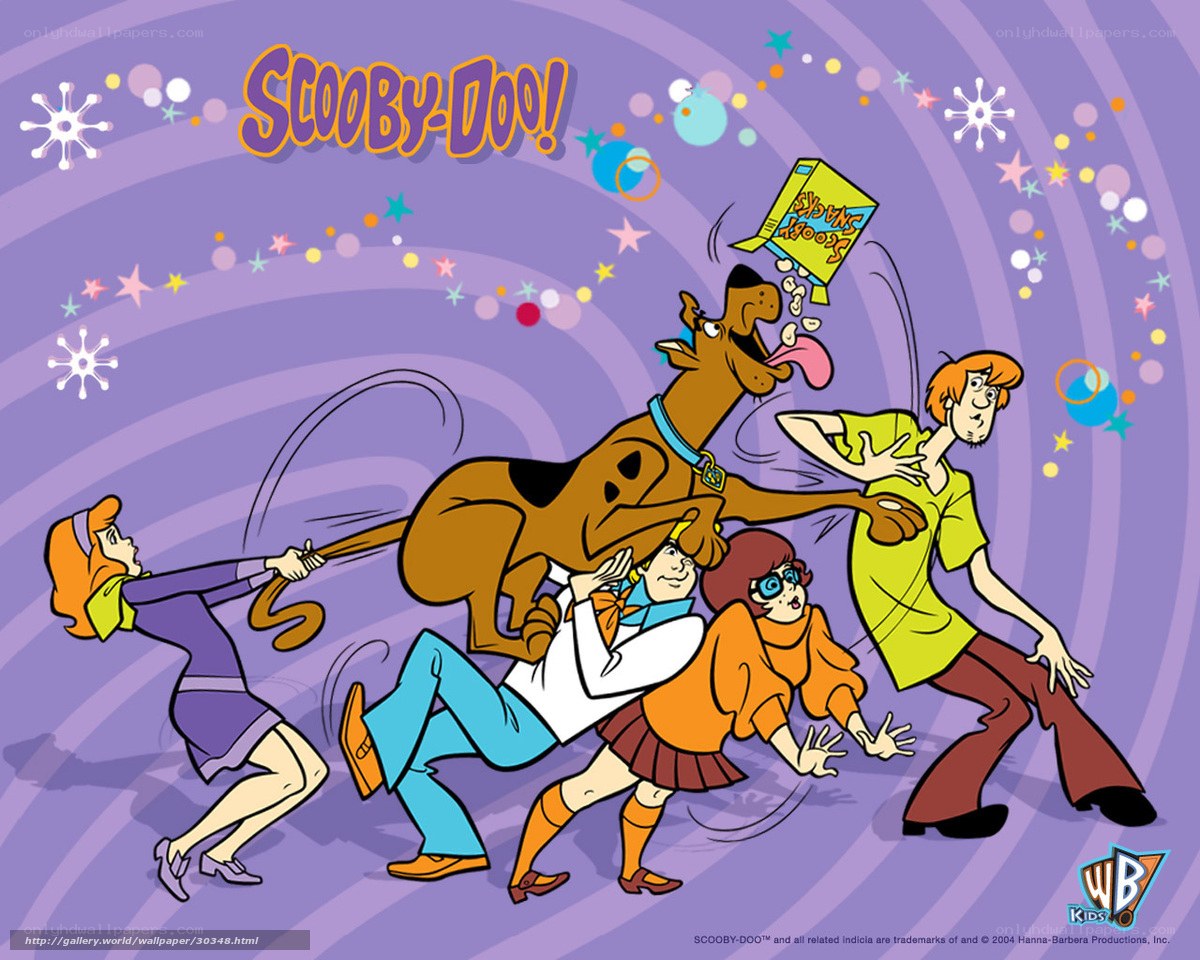Scooby-Doo gang in action