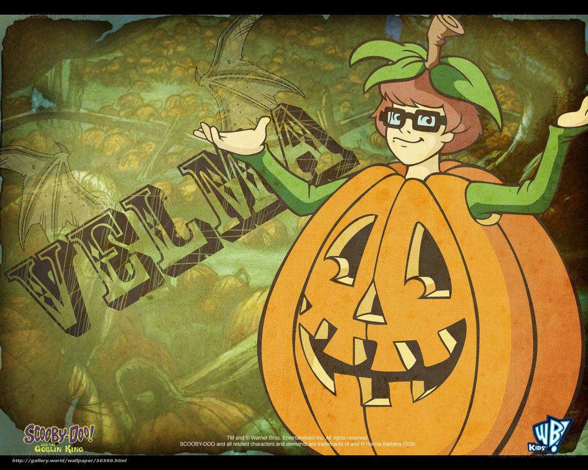 Scooby-Doo in a pumpkin costume