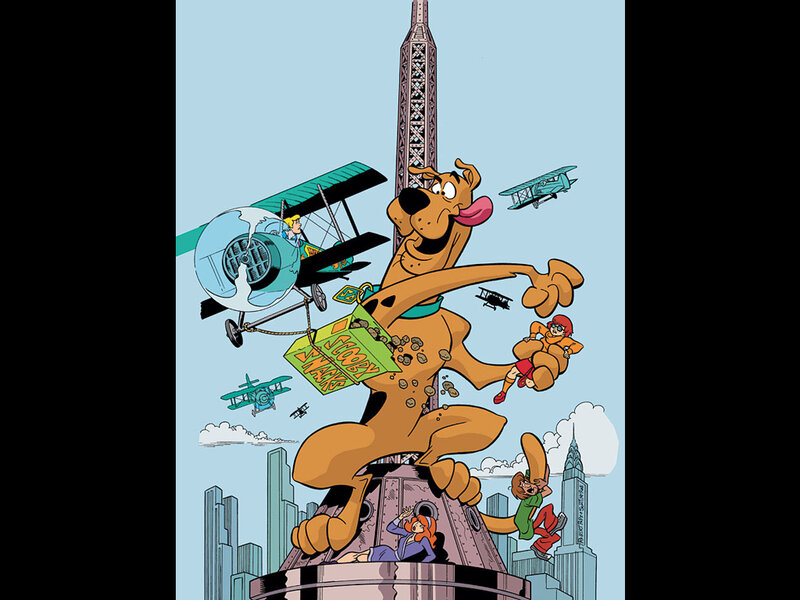 Scooby-Doo on a Tower