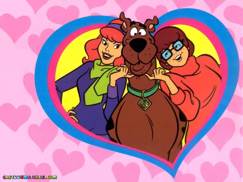 Scooby-Doo with Two Women