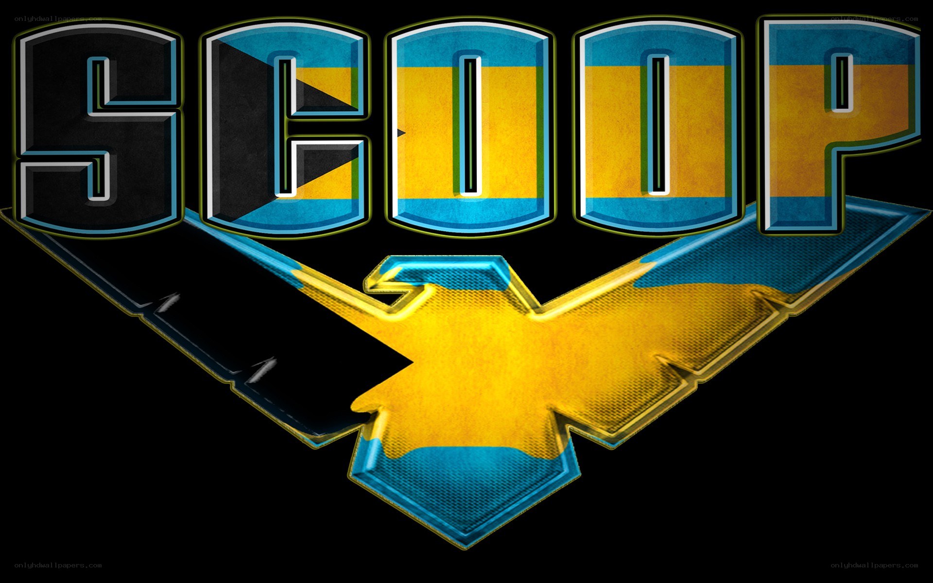 Scoop logo with bird emblem