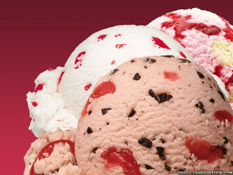 Scoops of Ice Cream — Red