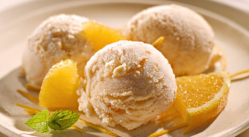 Scoops of Ice Cream — Yellow