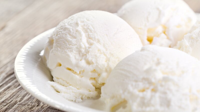 Scoops of Vanilla Ice Cream