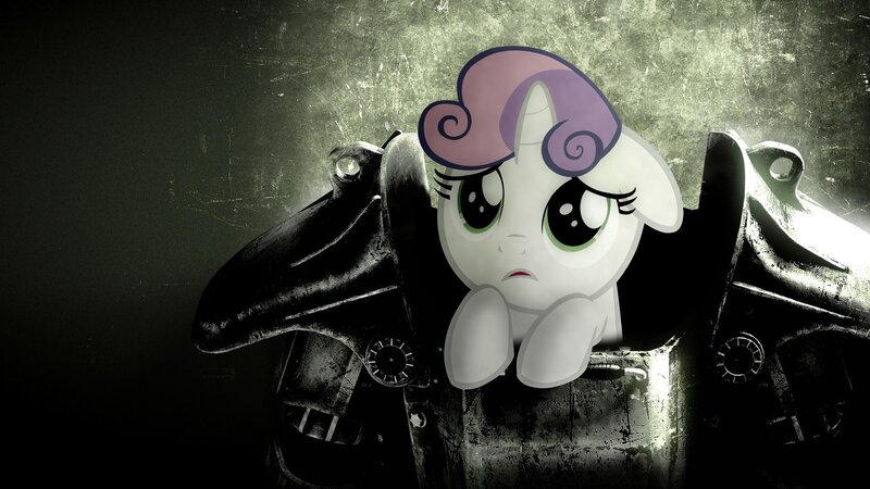 Scootaloo in a mechanical suit