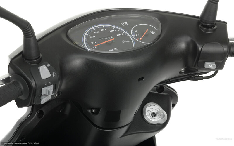 scooter dashboard close-up