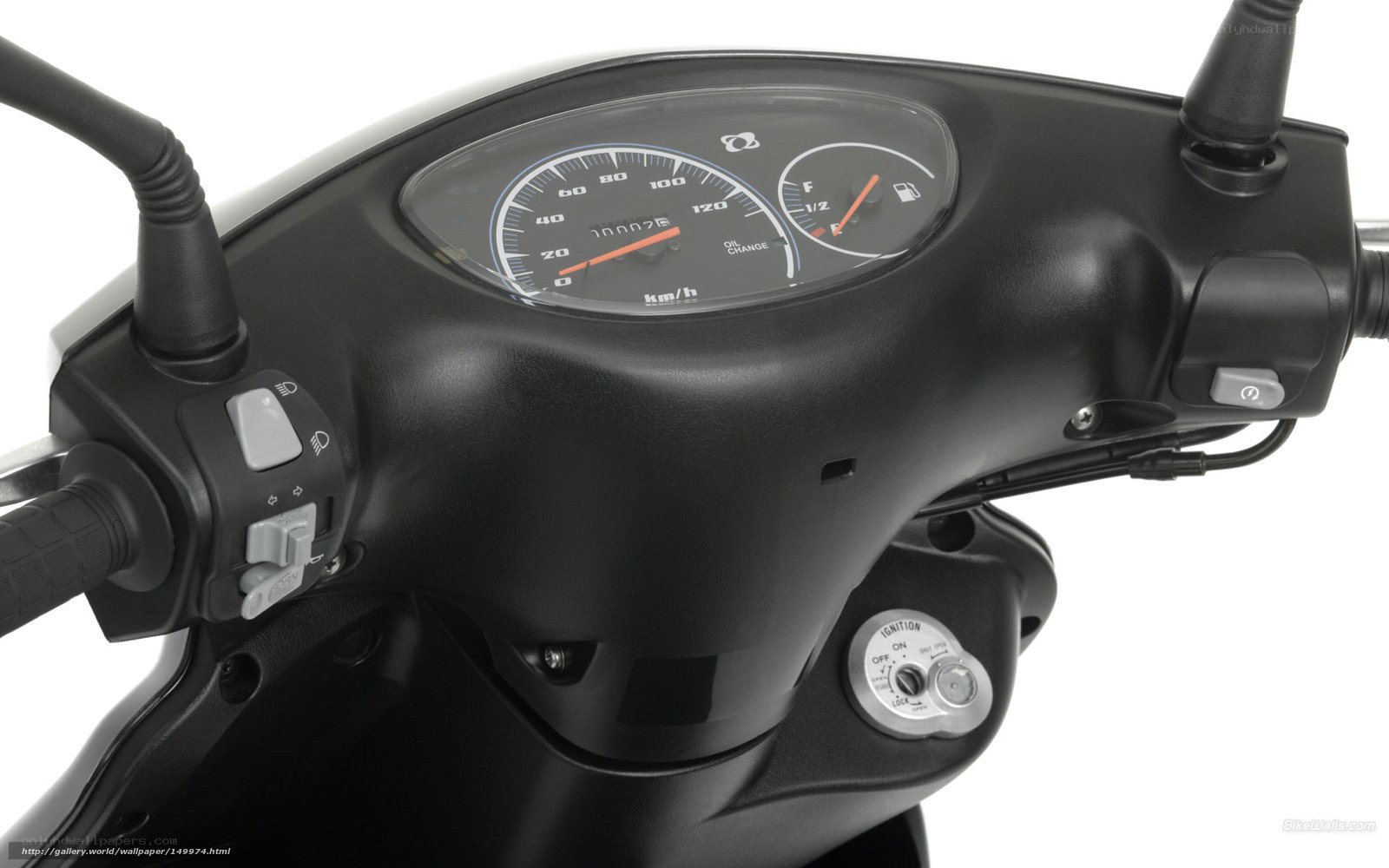 scooter dashboard close-up