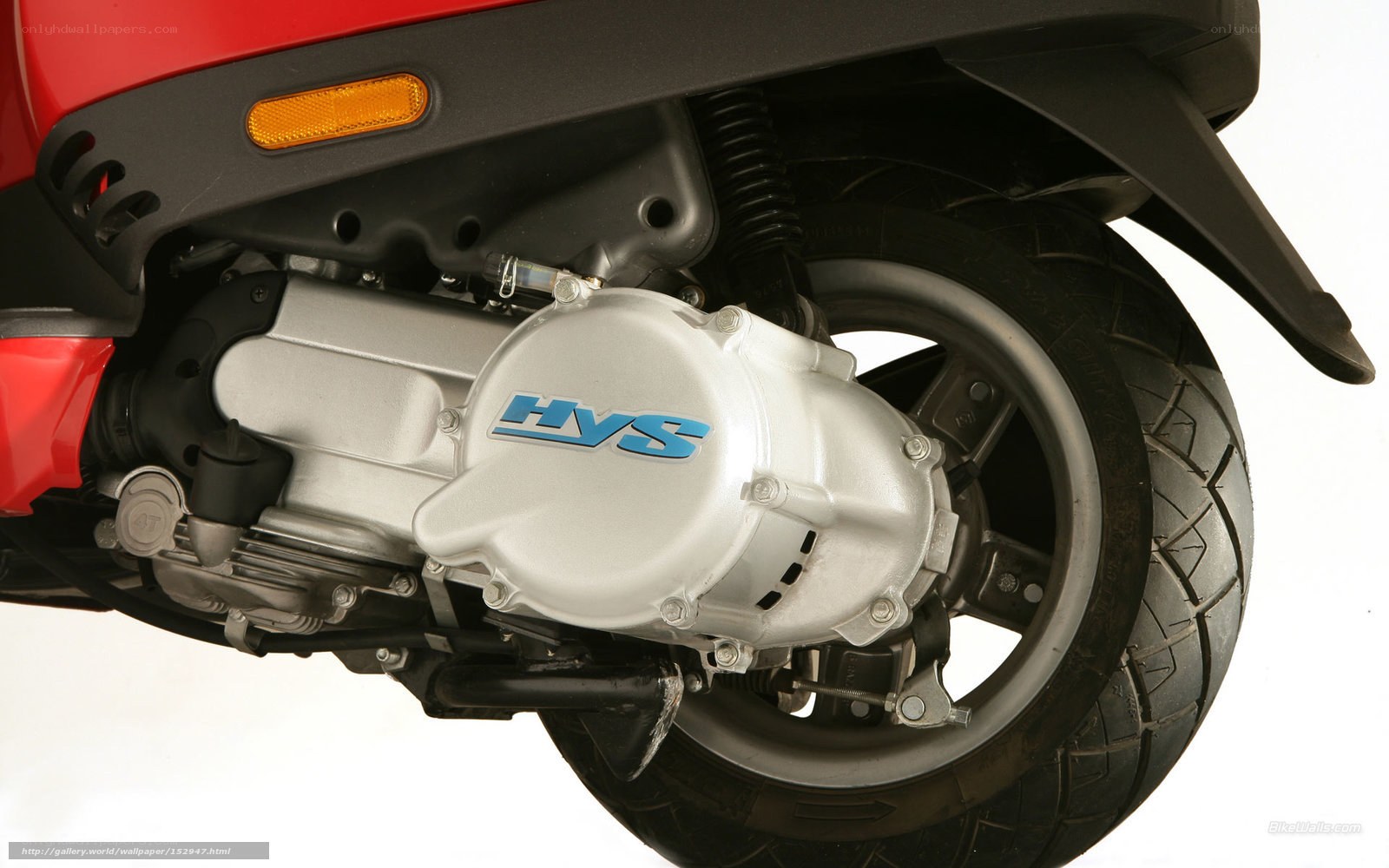 scooter engine close-up