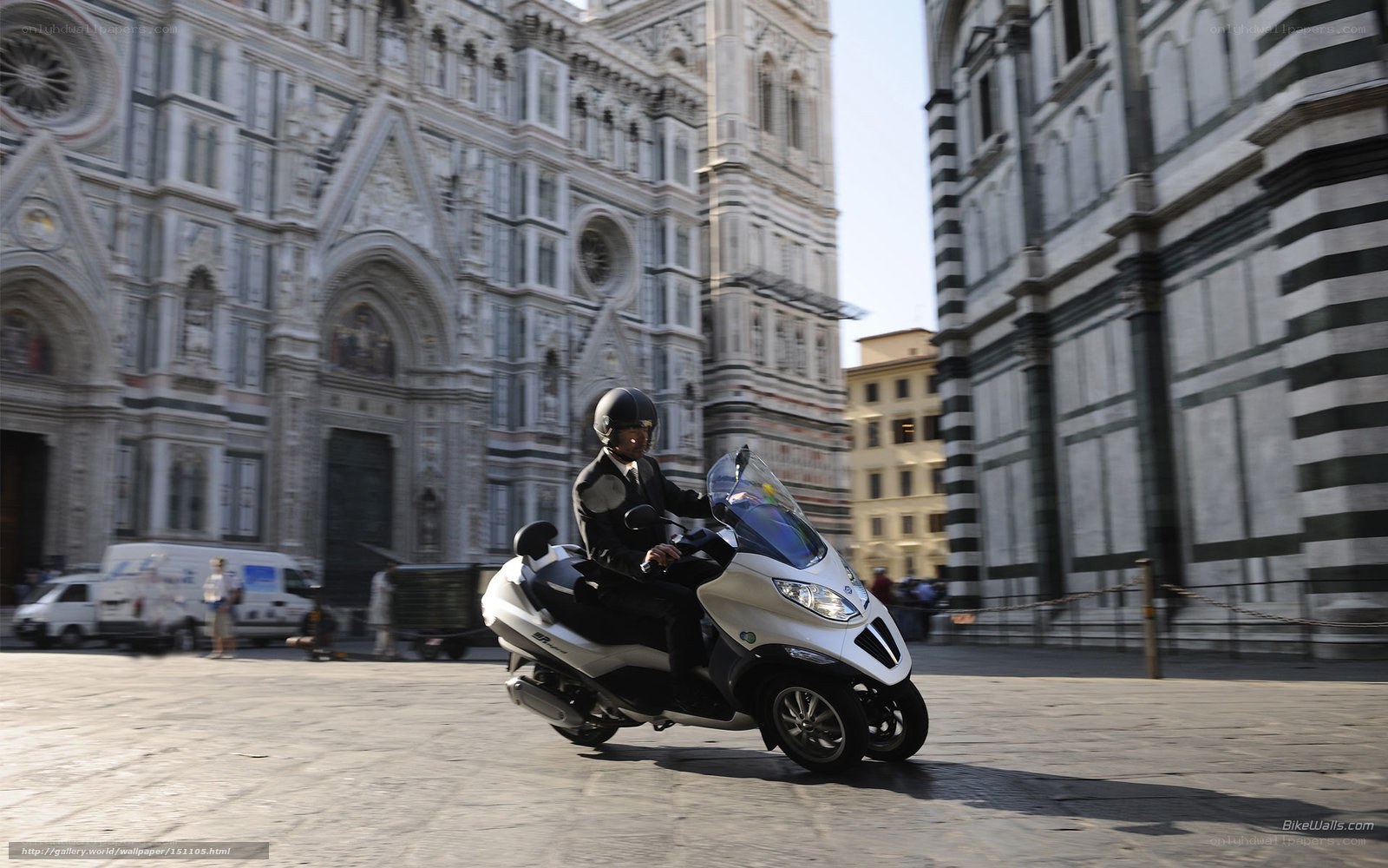 Scooter rider in Florence