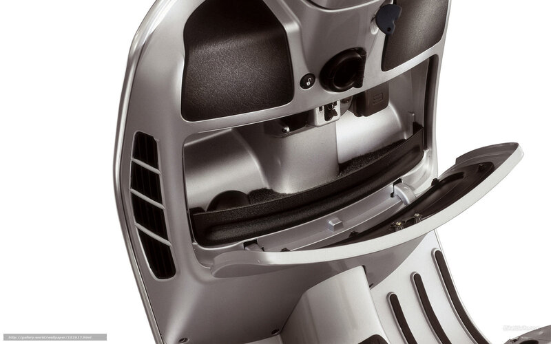 Scooter Storage Compartment — Silver, Neutral