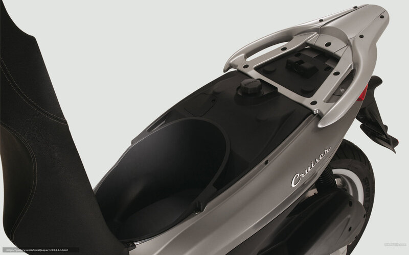Scooter Storage Compartment — Silver