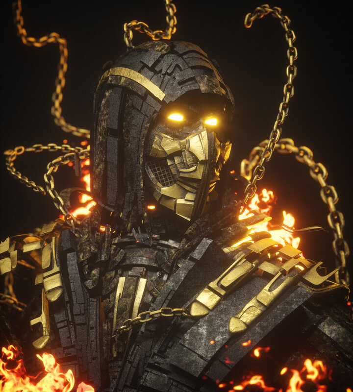 Scorched Warrior Figure
