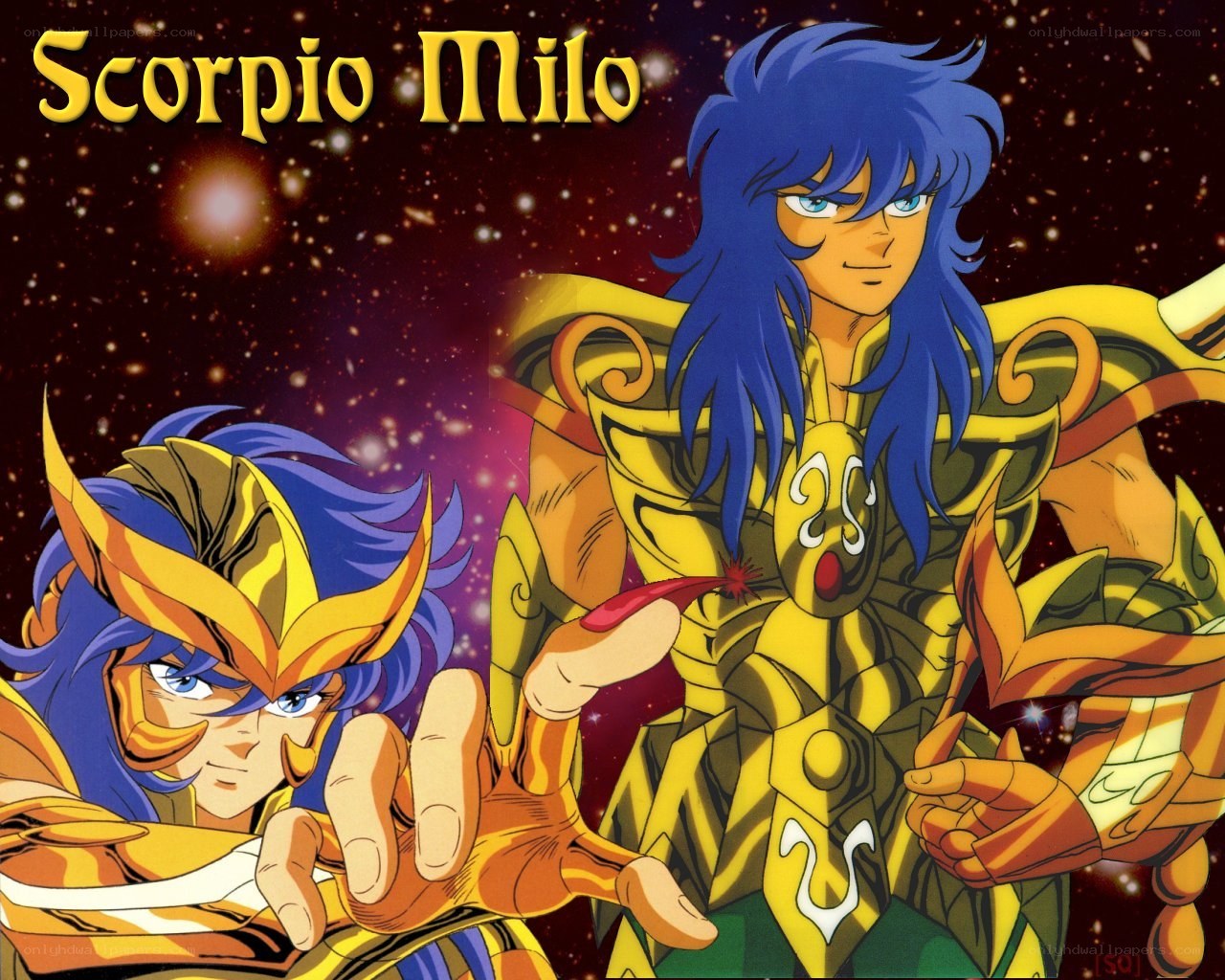 Scorpio Milo from Saint Seiya