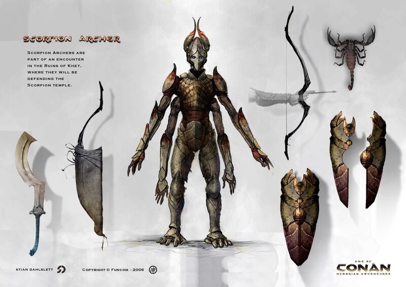 Scorpion Archer concept art
