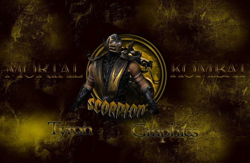 Scorpion Character from Mortal Kombat — Black