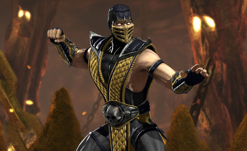 Scorpion Character in Armor