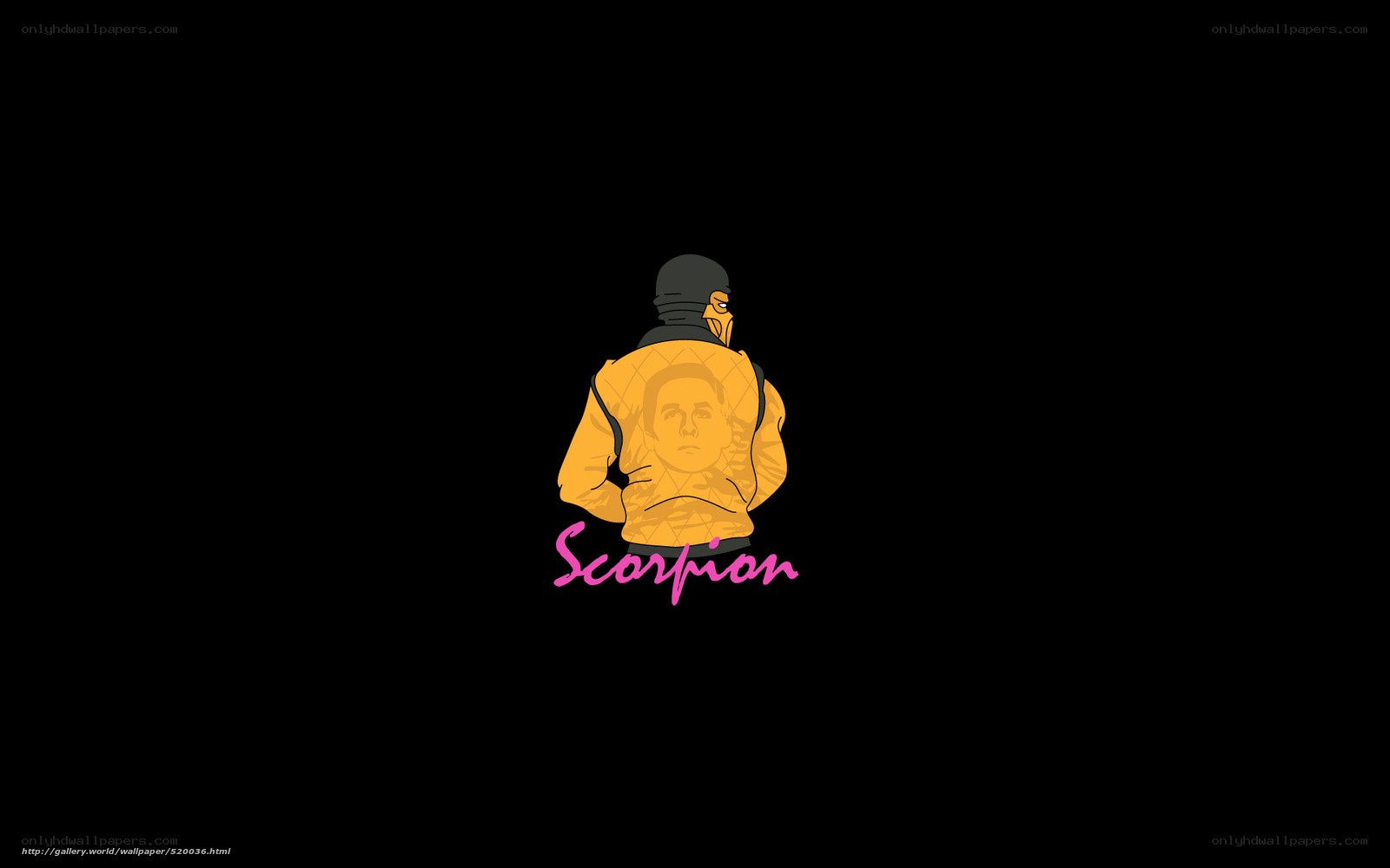 Scorpion character wallpaper