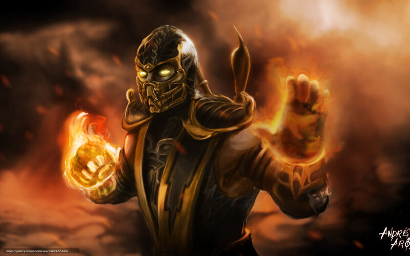 Scorpion from Mortal Kombat