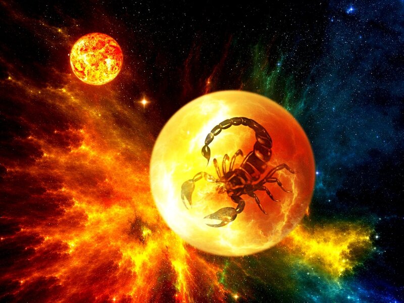 Scorpion on Celestial Body