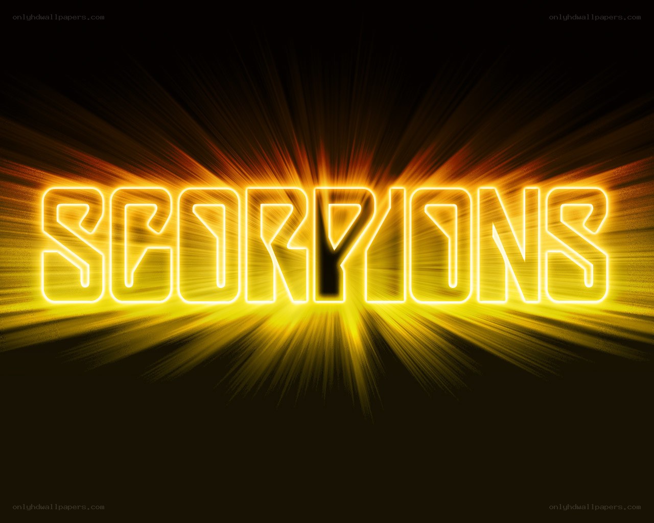 Scorpions neon logo