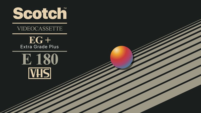 Scotch VHS Tape Label
