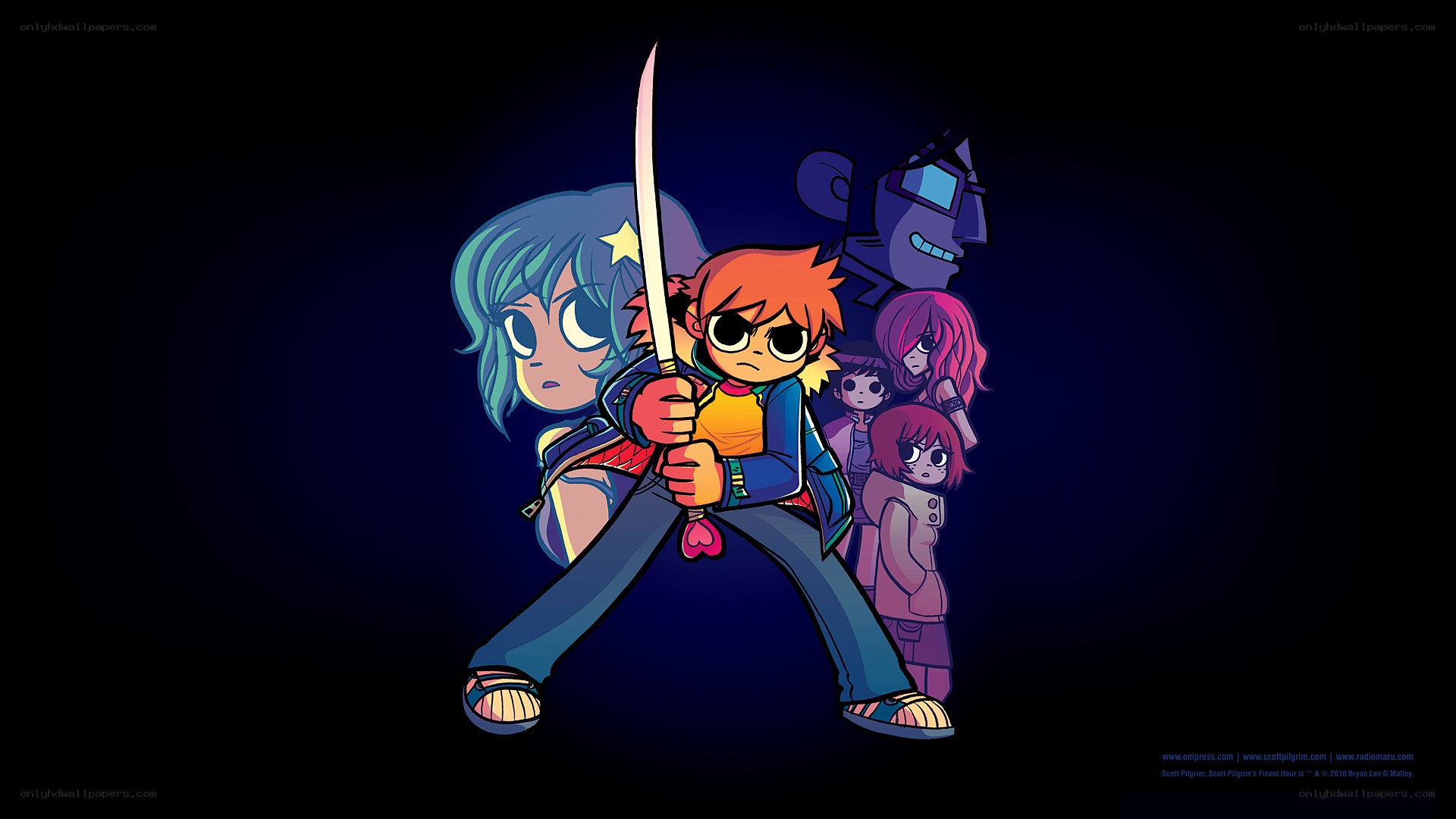 Scott Pilgrim and friends