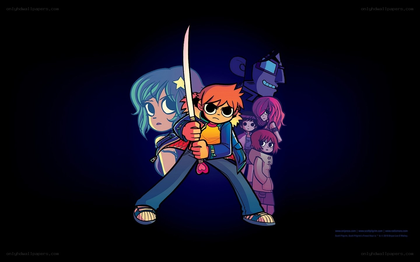 Scott Pilgrim and friends