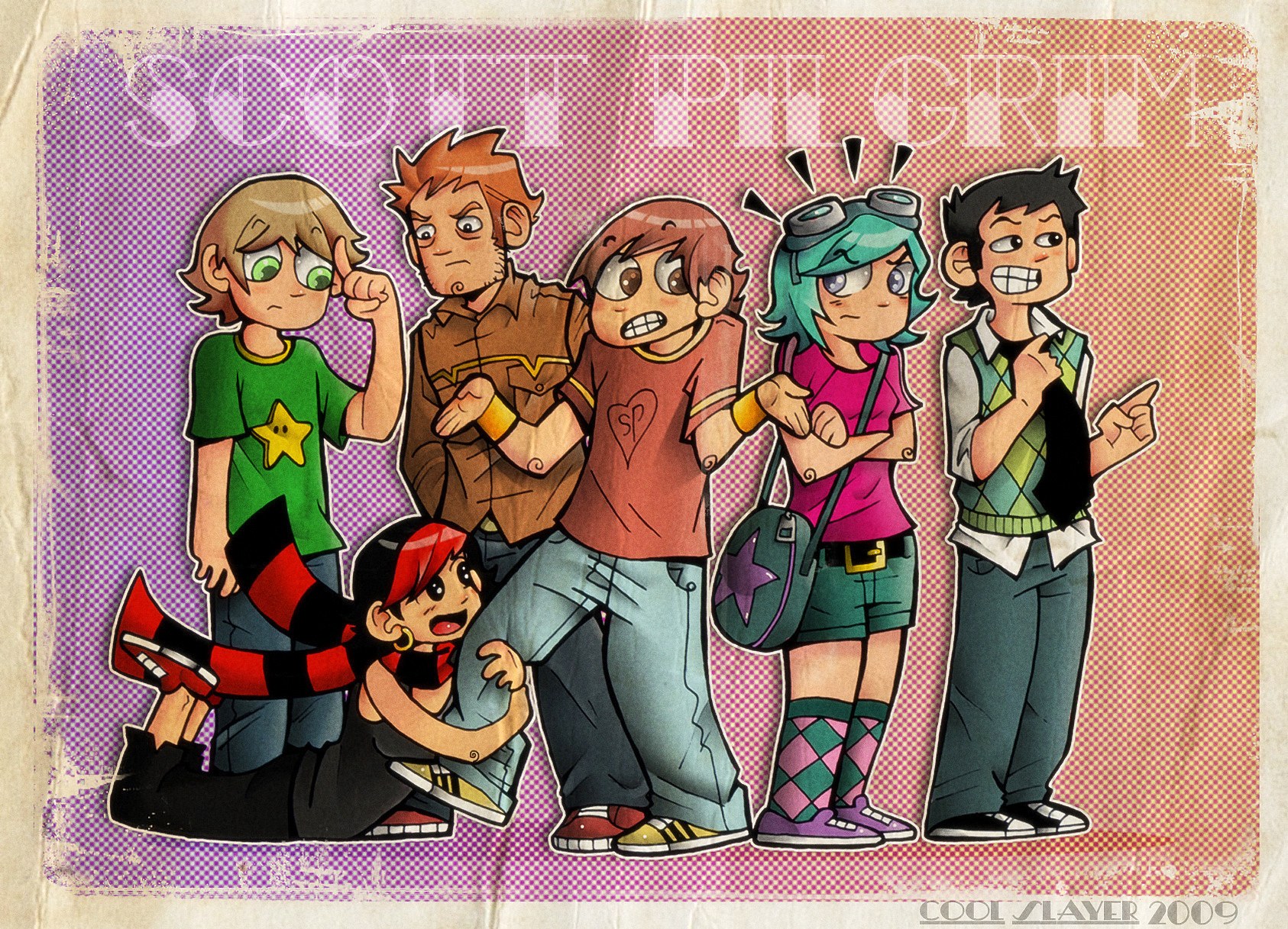 Scott Pilgrim characters group