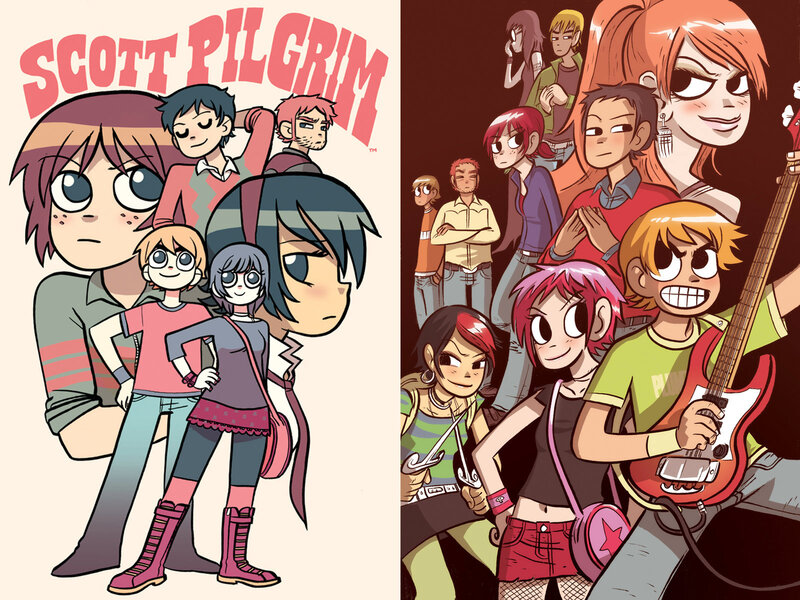 Scott Pilgrim comic art