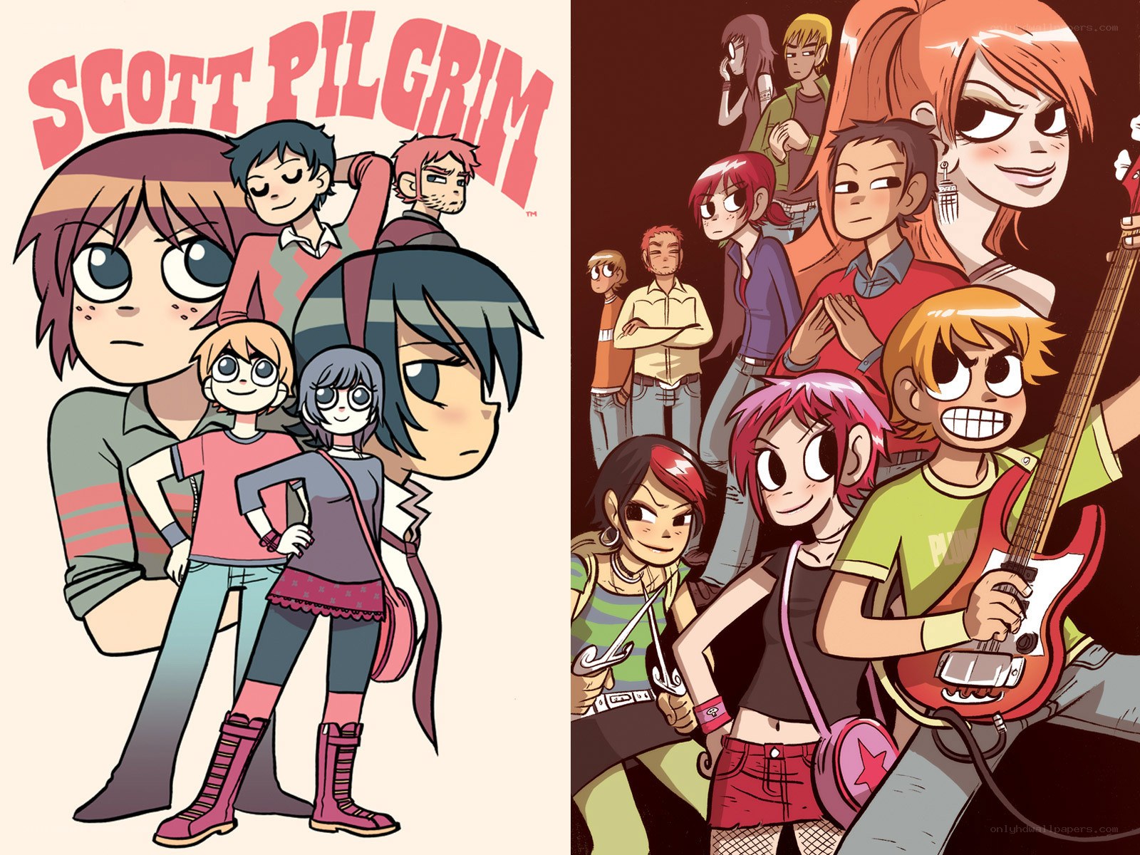 Scott Pilgrim comic art