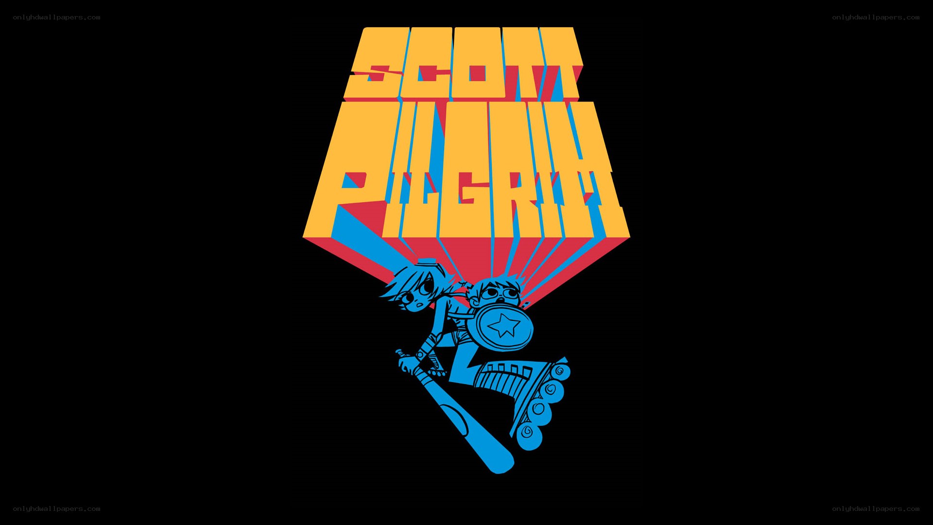 Scott Pilgrim logo art