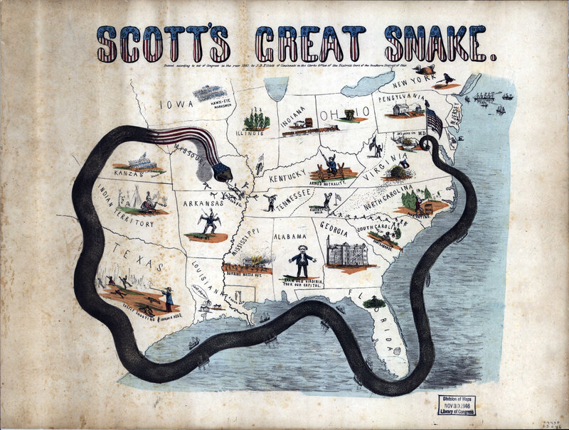 Scott's Great Snake political map