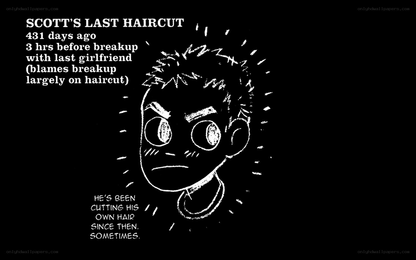 Scott's Last Haircut