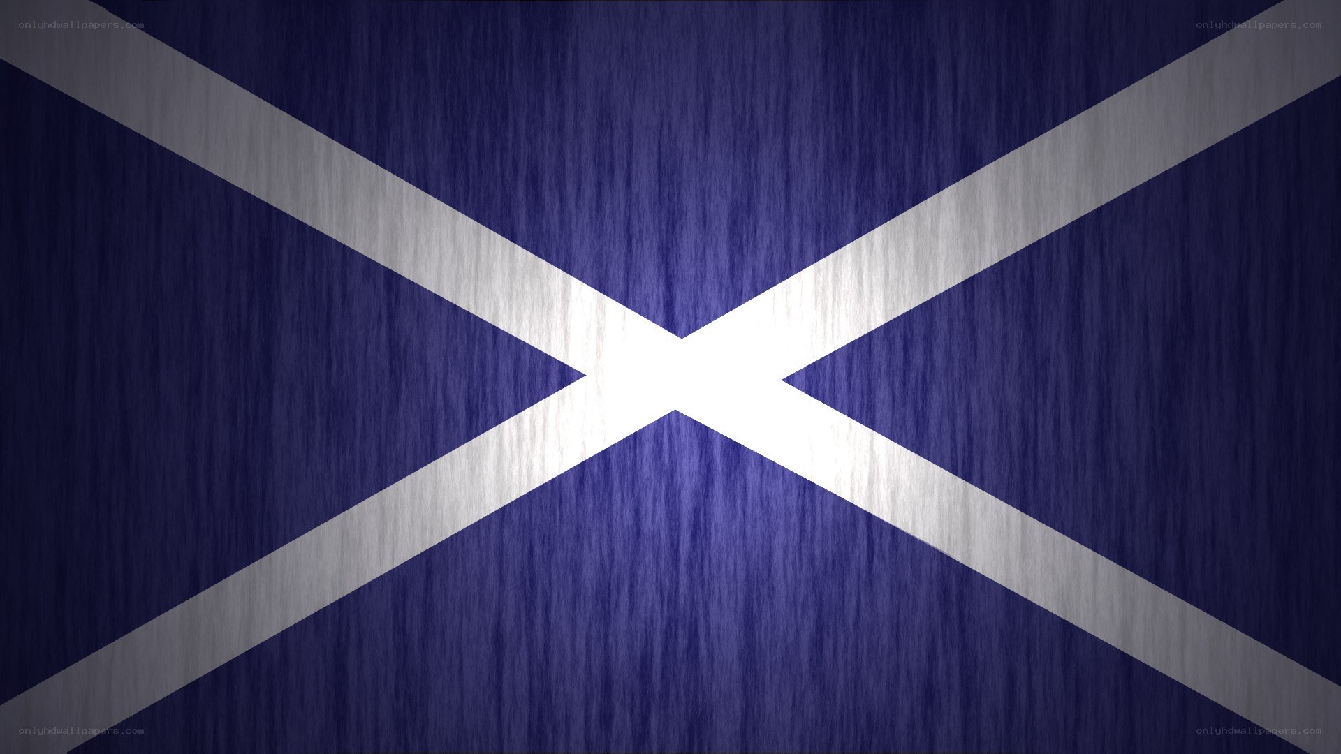 Scottish flag on metal texture