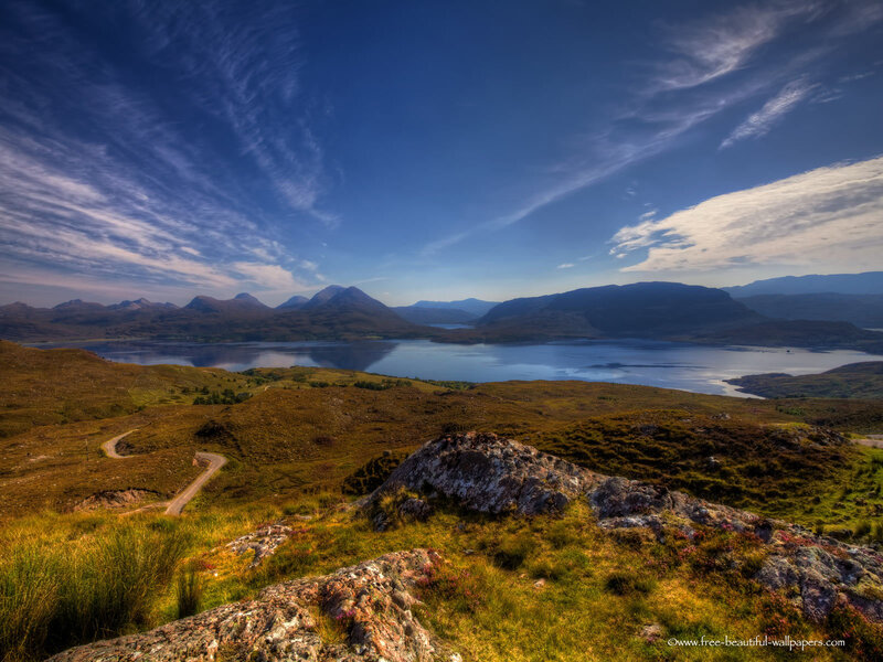 Scottish Highlands Landscape