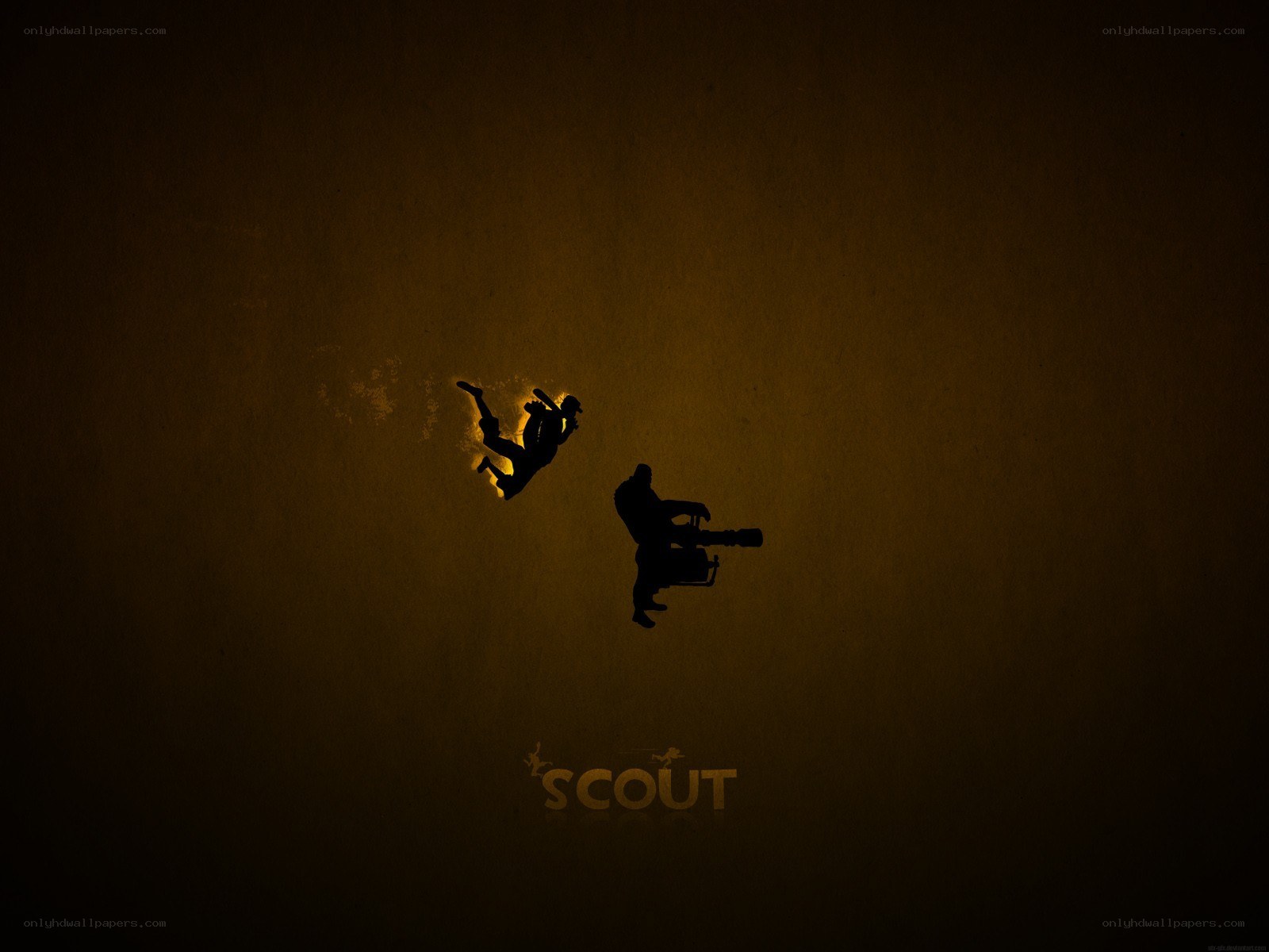 Scout character silhouettes