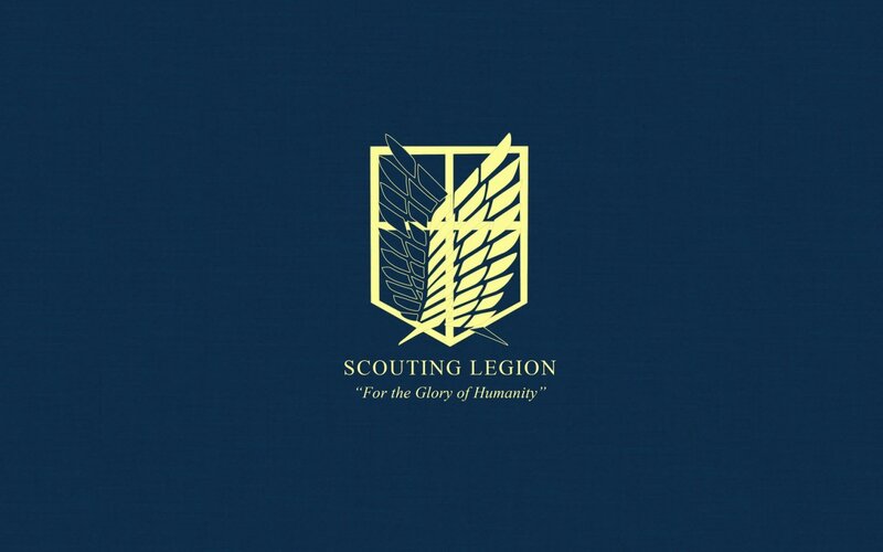 Scouting Legion Logo — Blue, Serious