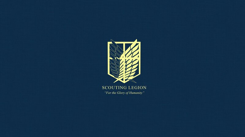 Scouting Legion Logo — Blue, Serious, Vector Art