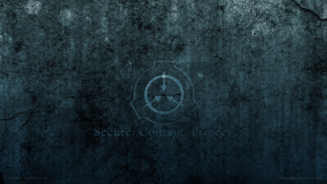 SCP Foundation logo on concrete