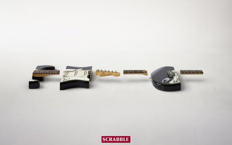 Scrabble guitar parts