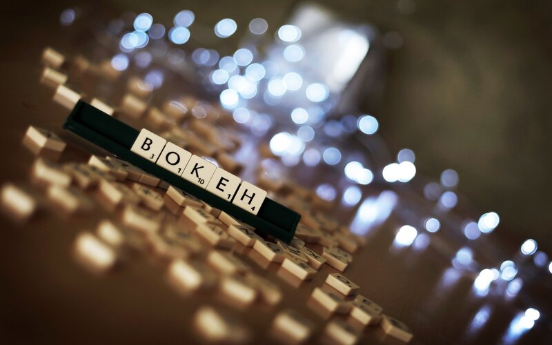 Scrabble Tiles on Table