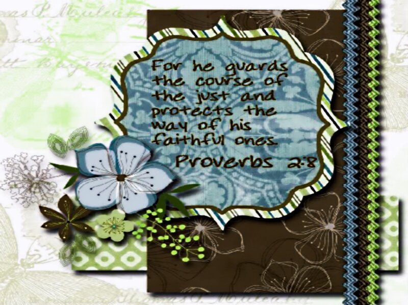 Scrapbook Card with Quote