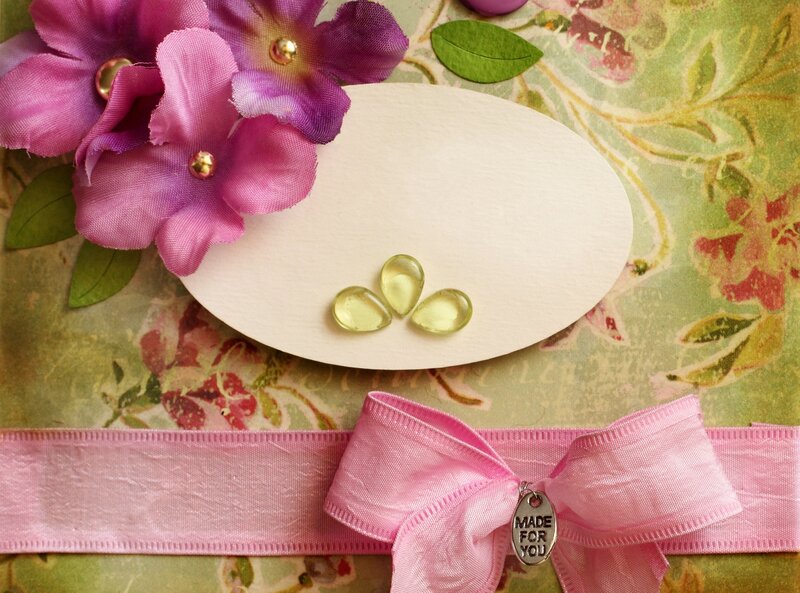 Scrapbook Embellishment — Pink