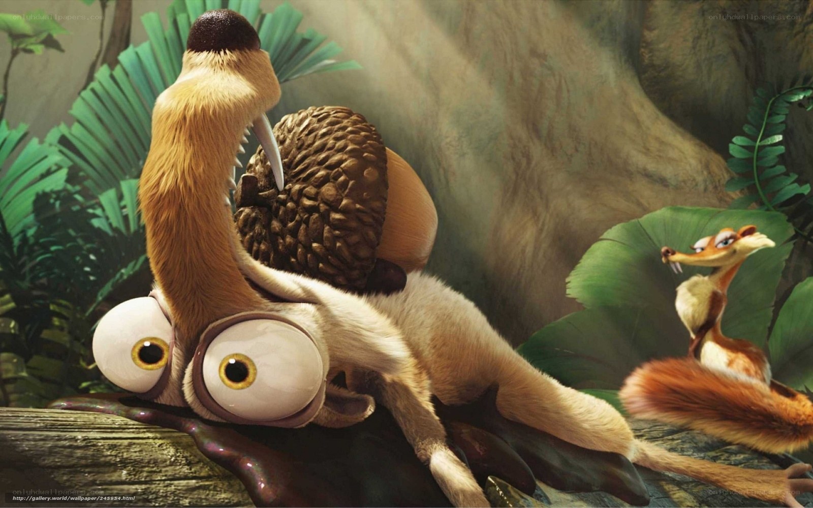 Scrat and the acorn