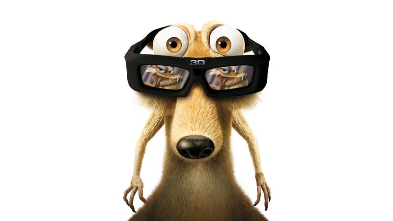 Scrat in 3D glasses