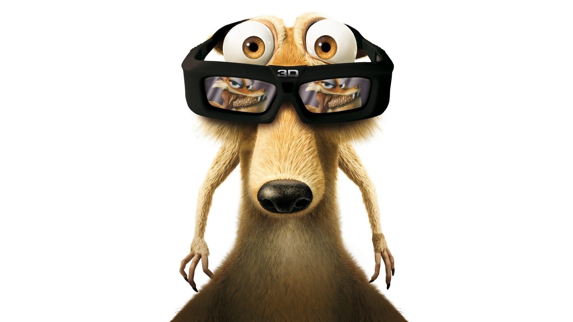 Scrat in 3D glasses